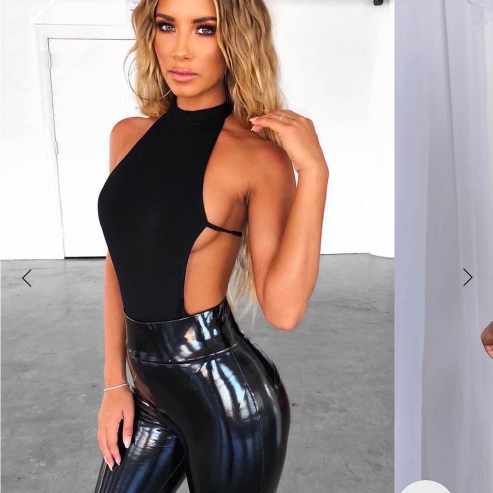 Black Halter Top